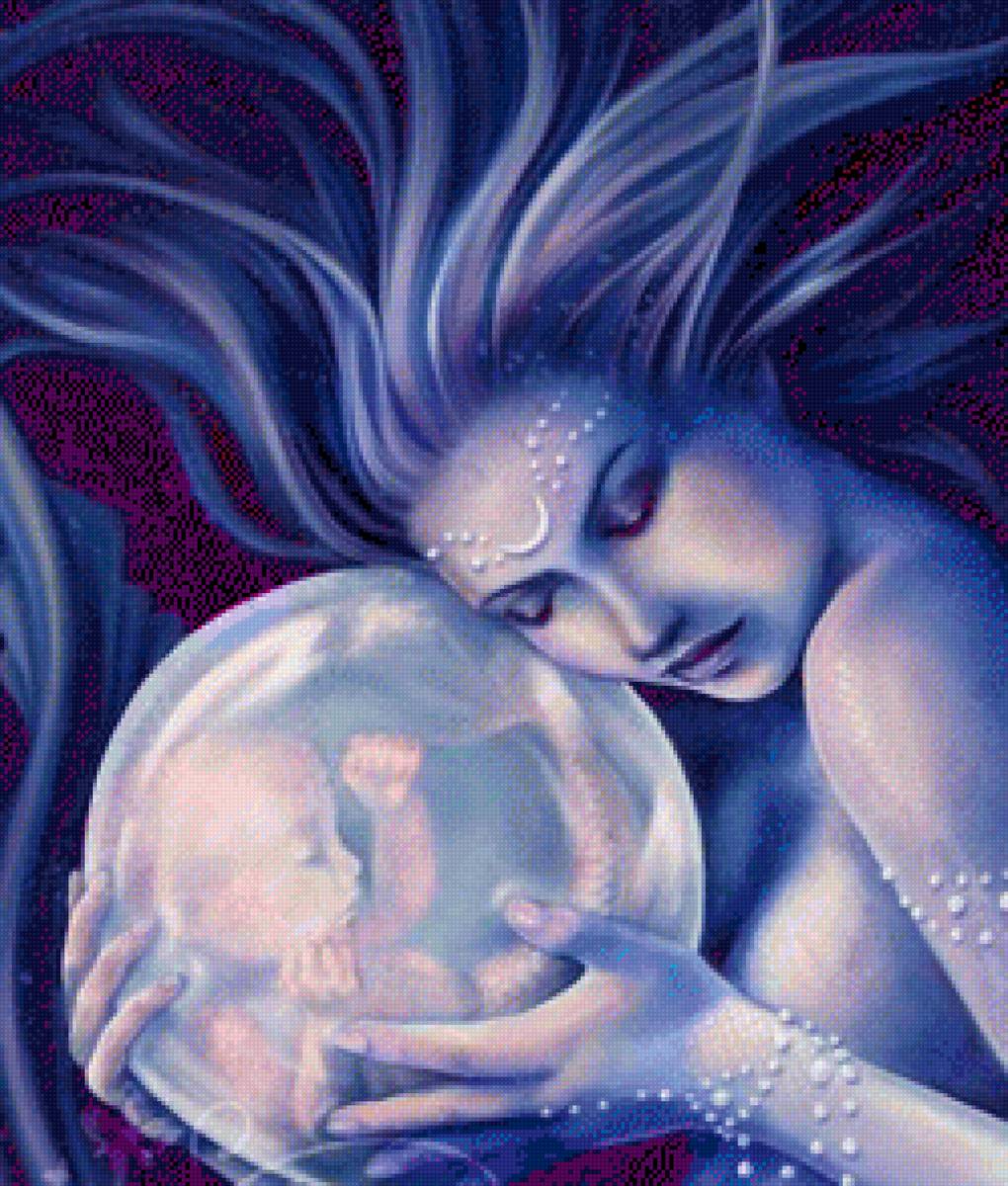 Русалка - русалка, нежность - предпросмотр