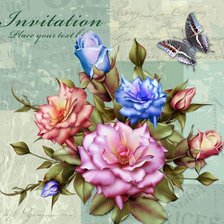 винтажные цветы