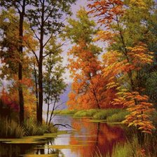 Схема вышивки «осень»