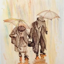 Схема вышивки «Дожливая старость»