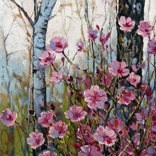 Схема вышивки «Багульник»