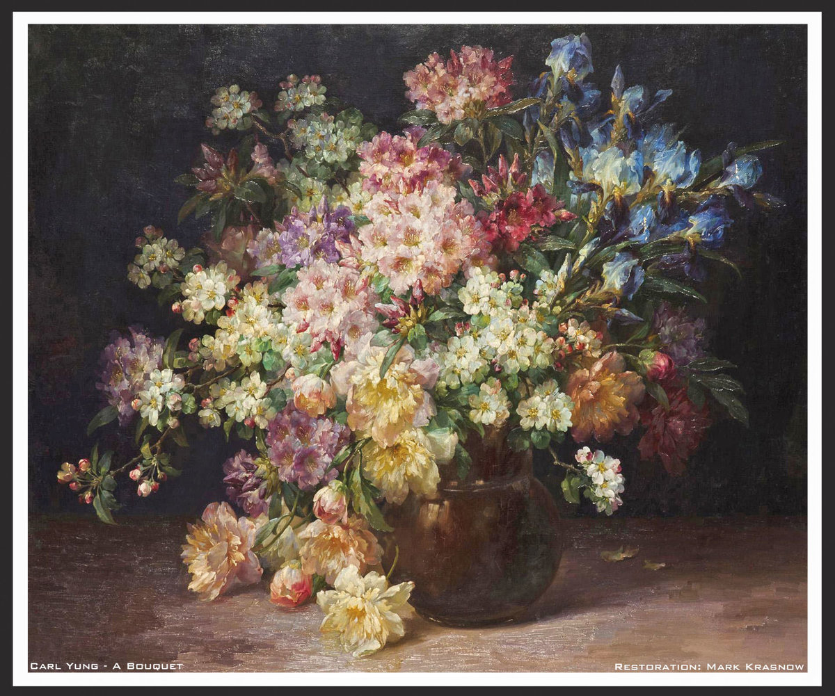 букет - цветы, картина - оригинал