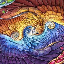 Схема вышивки «Дозор. Птица Феникс»