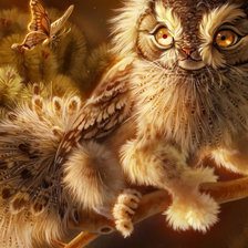 Схема вышивки «грифончик»