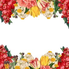 Схема вышивки «ШТОРА ВЕСЕННИЕ ЦВЕТЫ»