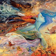 Схема вышивки «Полёт души»