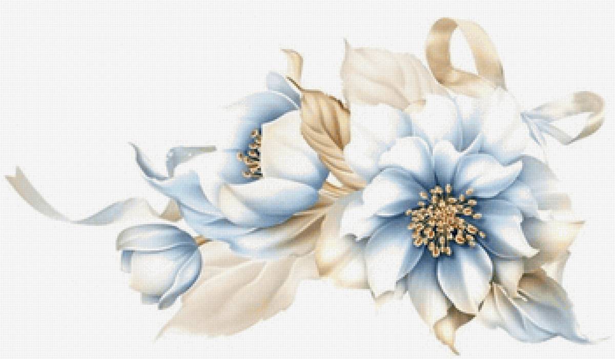 винтажные цветы - предпросмотр