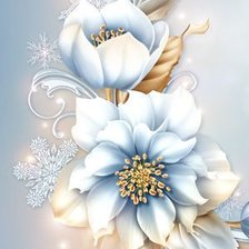 Схема вышивки «винтажные цветы»