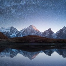 Схема вышивки «Отражение»