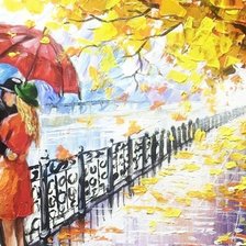 Схема вышивки «Пейзаж»