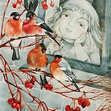 Схема вышивки «у окна»