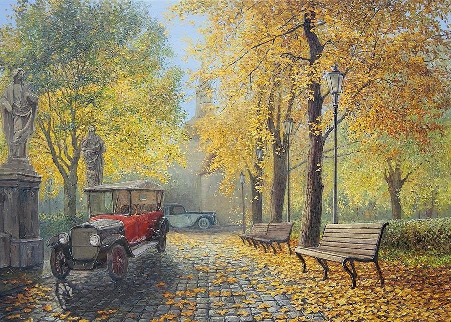 Осенний пейзаж - оригинал