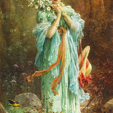 Схема вышивки «Hans Zatzka. В лесу»