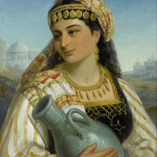 Схема вышивки «Emile Vernet Lecomte. Египтянка»