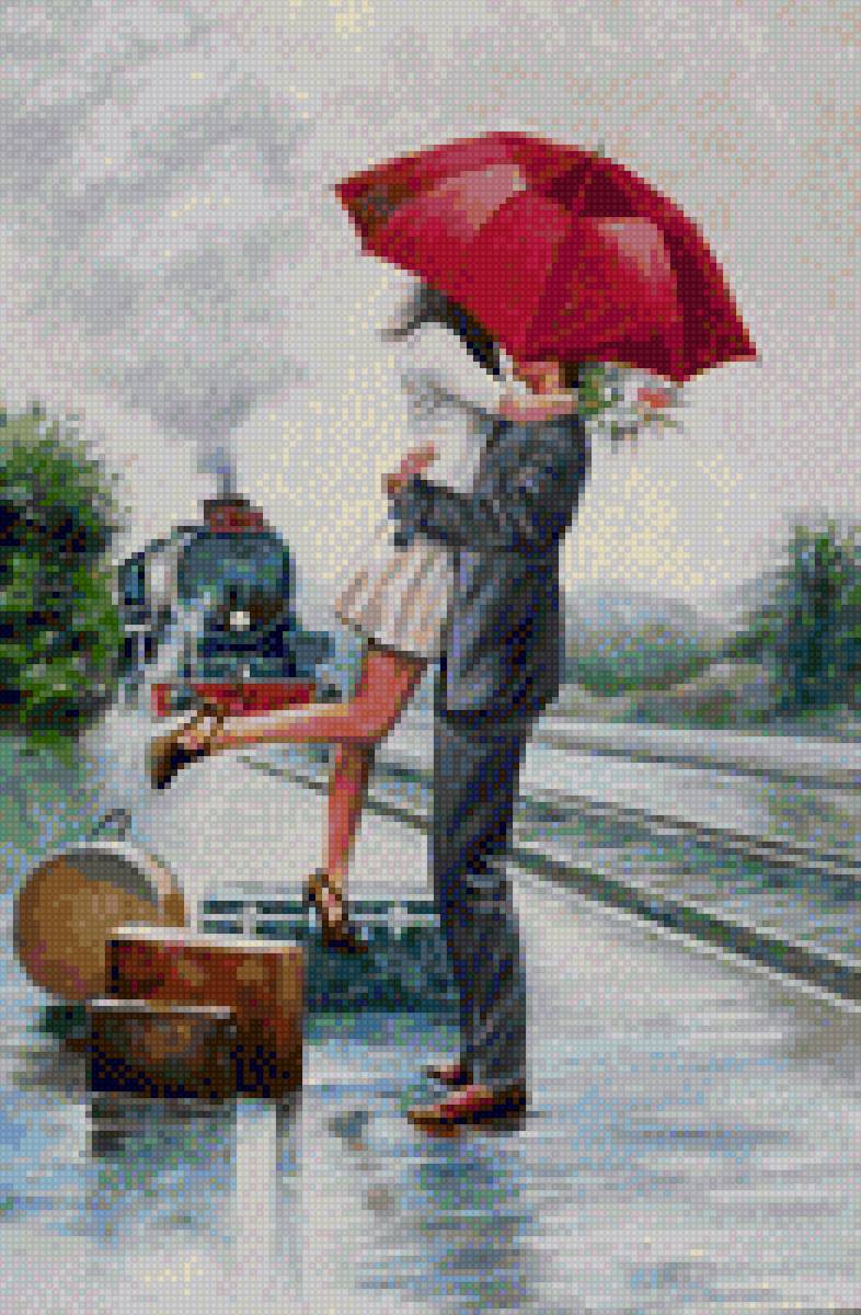 Встреча - любовь вокзал поцелуй поезд - предпросмотр