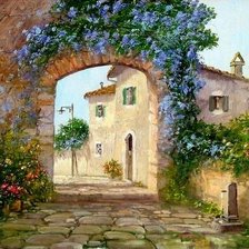 Схема вышивки «Провинция Фьезоле»