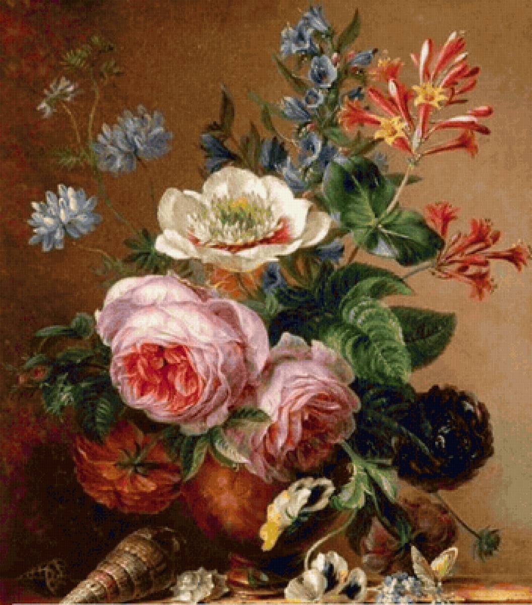 Vaso com ,Flores. - flores.rosas. - предпросмотр