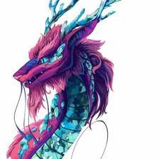 Схема вышивки «Дракон»