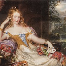 Схема вышивки «James Holmes. Портрет Джейн Элизабет Дигби»