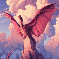 Схема вышивки «Дракон»