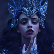 Схема вышивки «Девушка»