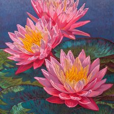 Схема вышивки «цветы»