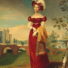 Схема вышивки «Императрица Елизавета Алексеевна»