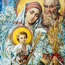 Схема вышивки «икона»