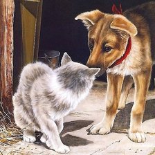 Схема вышивки «знакомство»