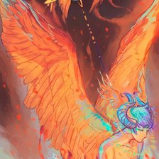 Схема вышивки «Ангел мира»