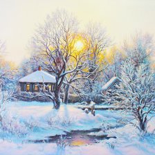 Схема вышивки «Пейзаж»