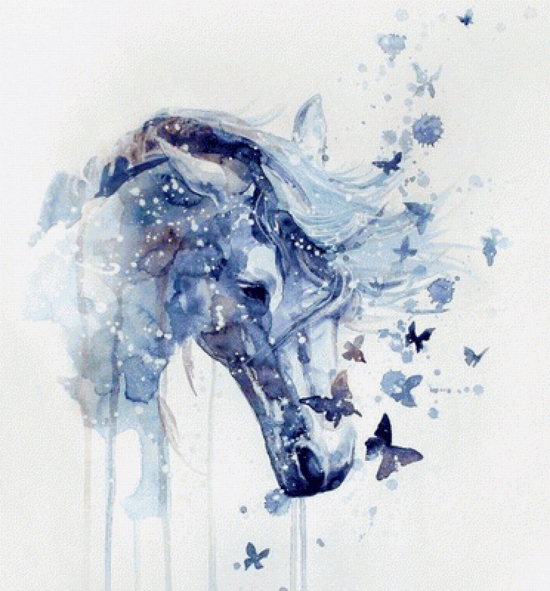 Красень - акварель - предпросмотр