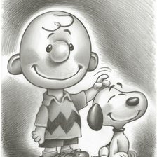 Схема вышивки «snoppy monocolor»