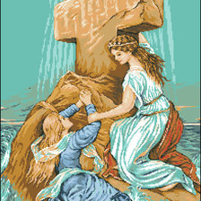 Схема вышивки «В трудную минуту»