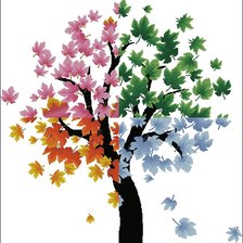 Схема вышивки «Танец времен года»