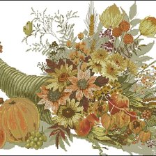 Схема вышивки «Изобилие осени»