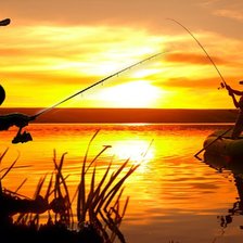 Схема вышивки «Вечерняя рыбалка.3»