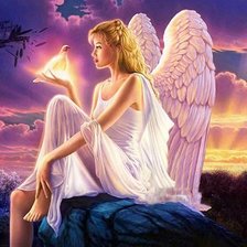 Схема вышивки «Ангел-Хранитель»