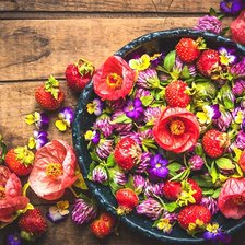 Схема вышивки «цветочный салат»