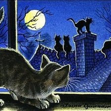 Схема вышивки «В ночь полнолуния»