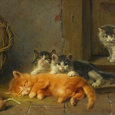 Схема вышивки «Молодняк»