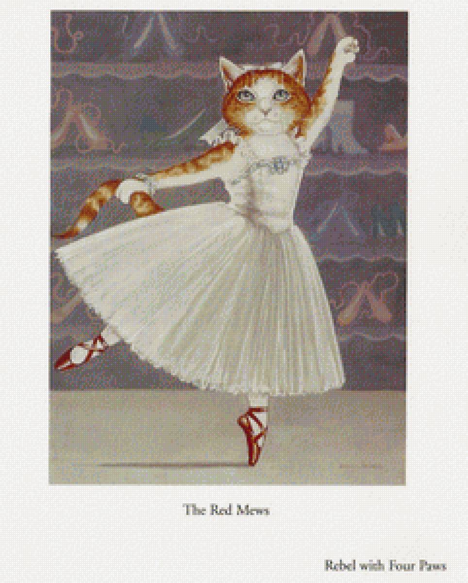 Балет - кошка, танец, пачка - предпросмотр