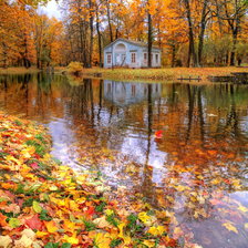 Схема вышивки «Осень в Царском селе»