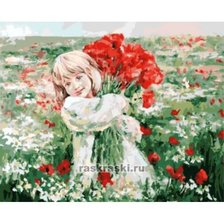 Схема вышивки «niña»