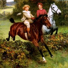 Схема вышивки «Первый прыжок»