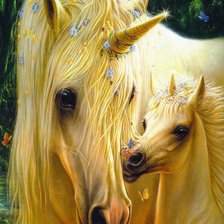 Схема вышивки «UNICORNIOS»