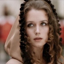 Схема вышивки «Ирина Алферова в роли Констанции Бонасье»