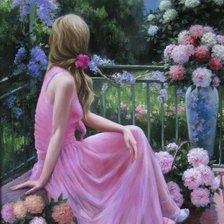 Схема вышивки «Вечер»