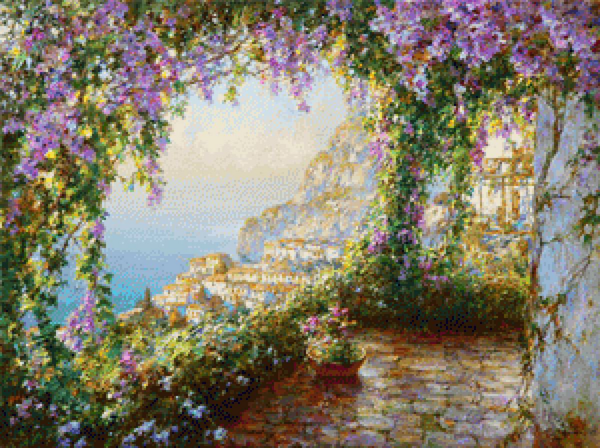 Солнце и море - море, солнце, цветы - предпросмотр