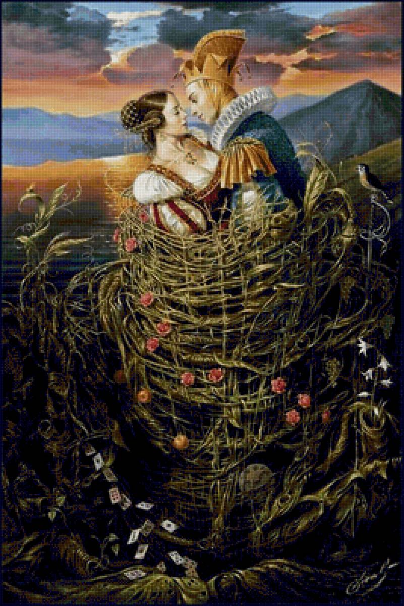 МАЙКЛ ШЕВАЛЬ.КОРЗИНА ЛЮБВИ - картины - предпросмотр